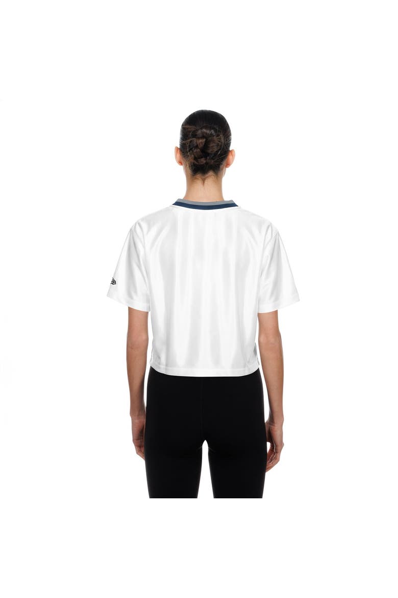 Women's New Era White Dallas Cowboys Sport Classics Boxy Cropped Fashion Jersey, Alternate, color, White