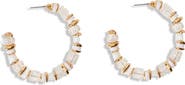 SAACHI Beaded Hoop Earrings