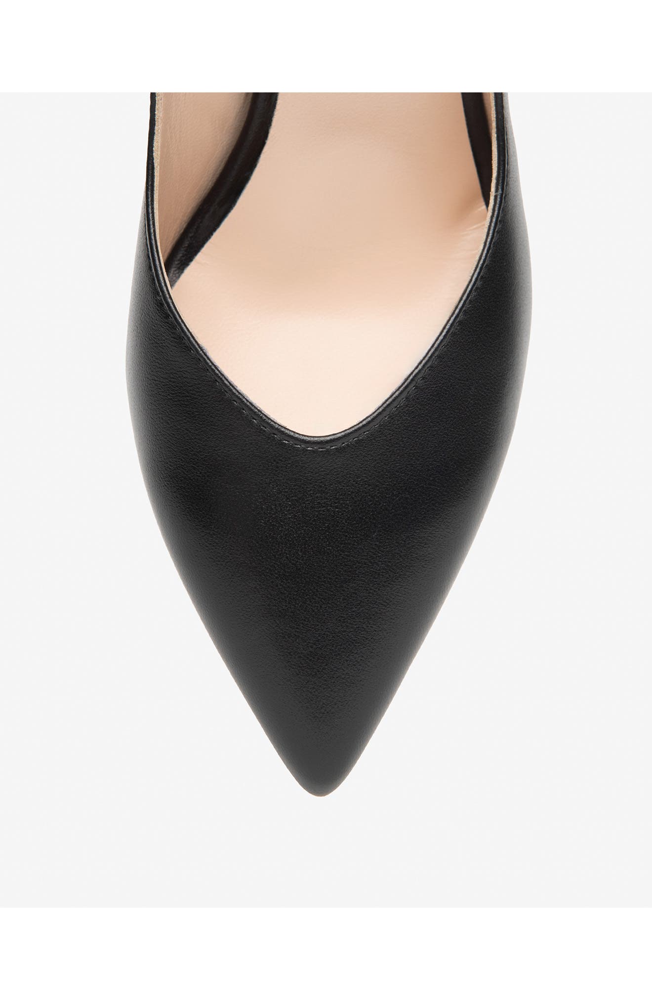 NeroGiardini Slingback Pointed Toe Pump, Alternate, color, Black