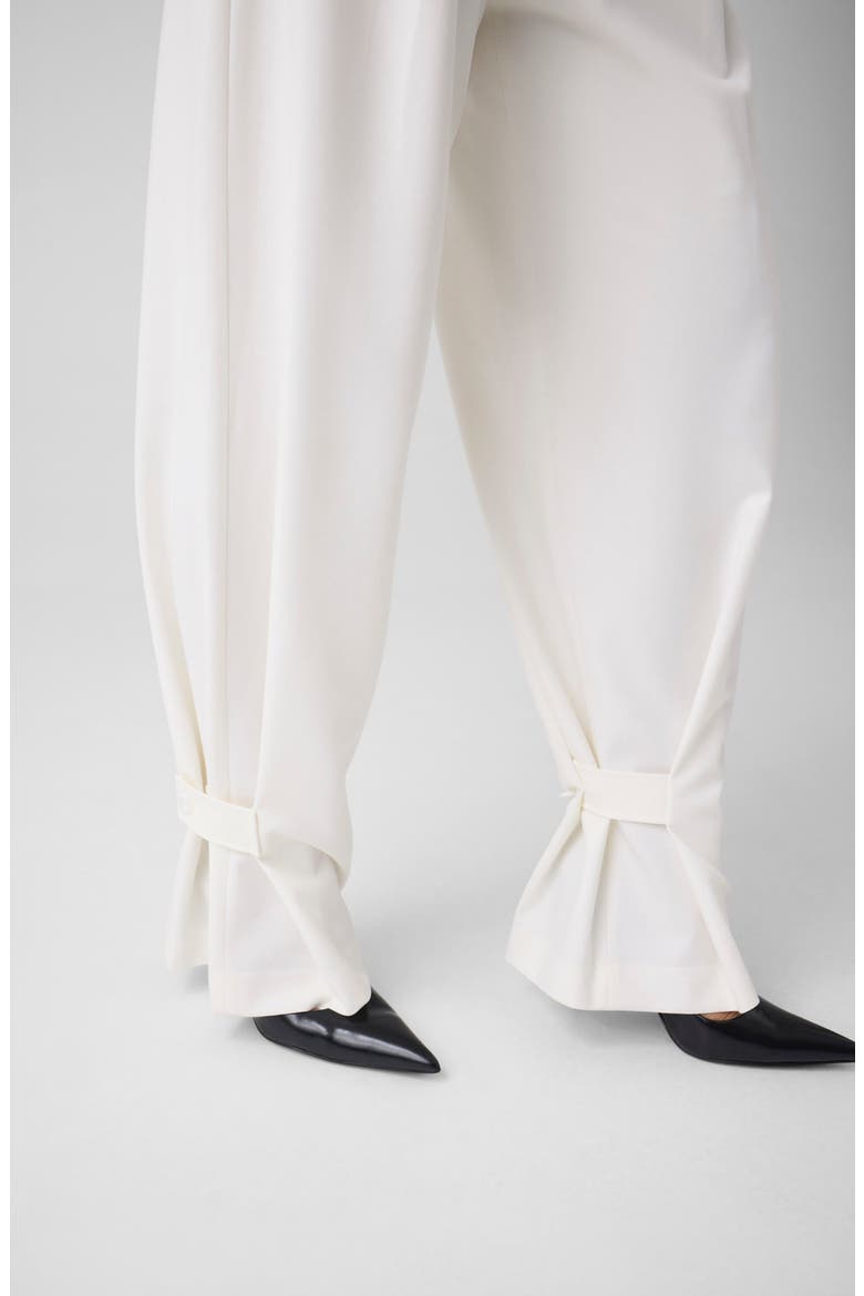 Ankle Frog Chino Pants, Alternate, color, MILK
