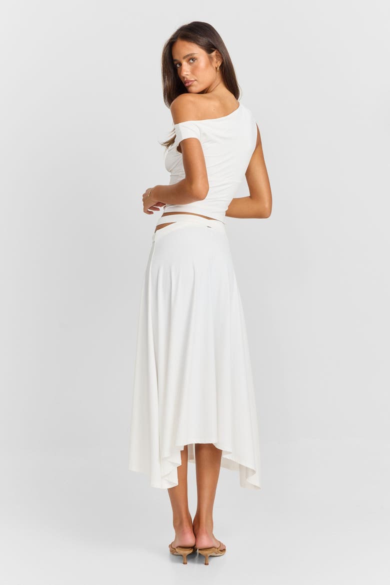 Bloom Maxi Skirt, Alternate, color, White
