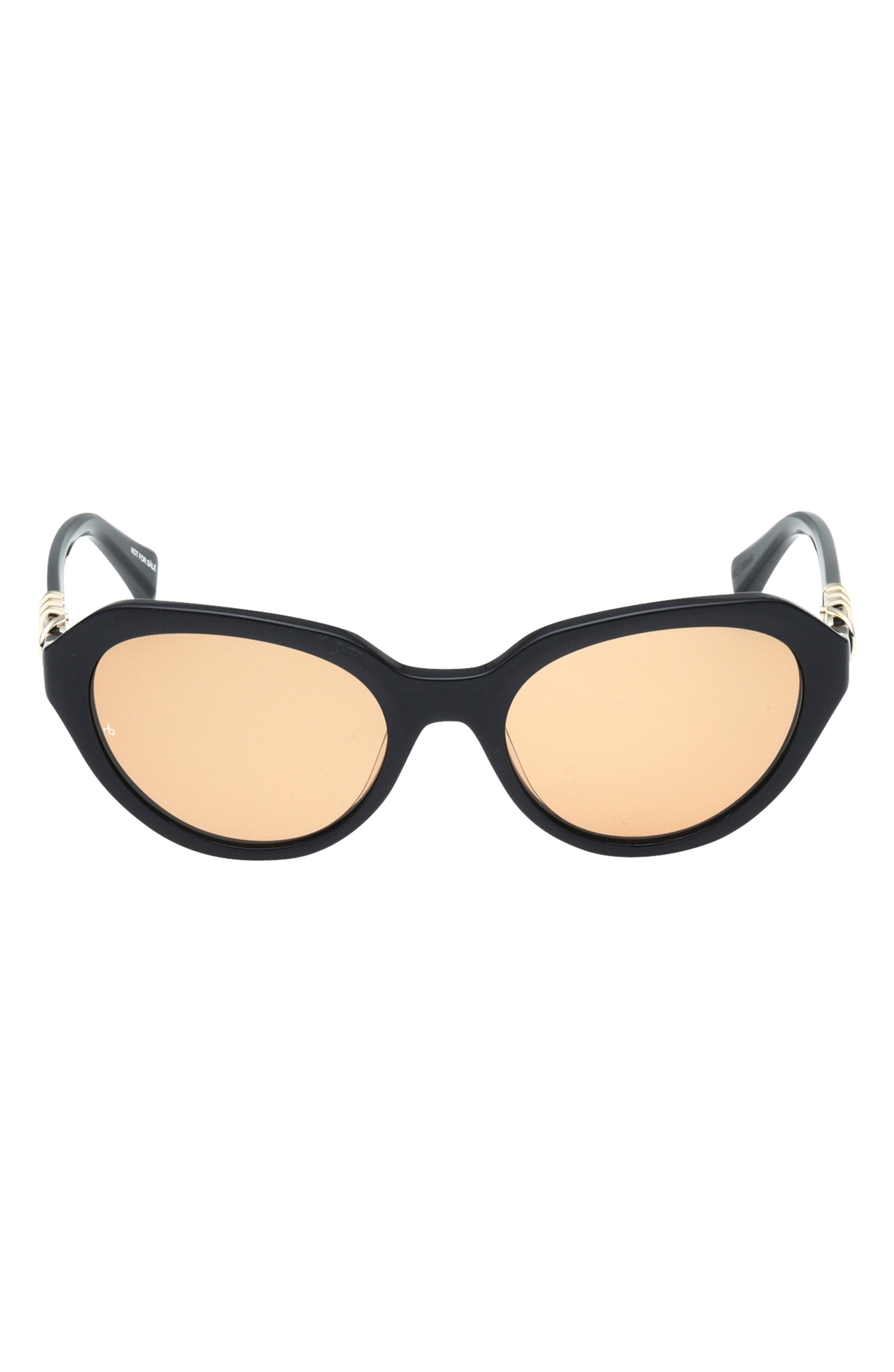 SHINY BLACK GOLD TAN LENSES