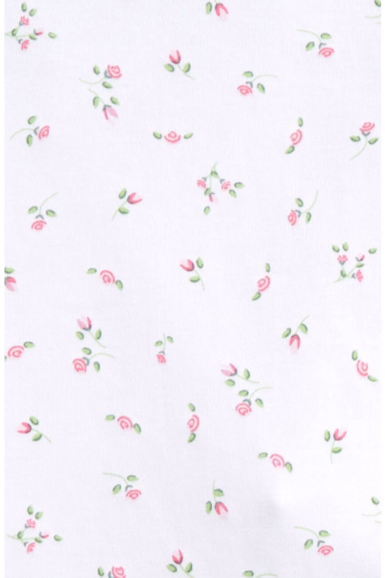 Garden Roses Fitted Two-Piece Pajamas, Alternate, color, GARDEN ROSES WH