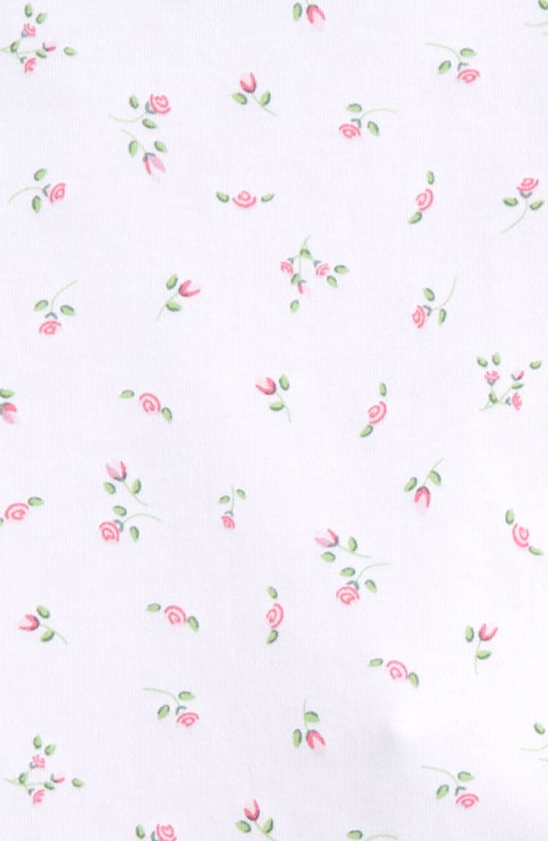 Kissy Kissy Garden Roses Fitted Two-Piece Pajamas, Alternate, color, Garden Roses Wh
