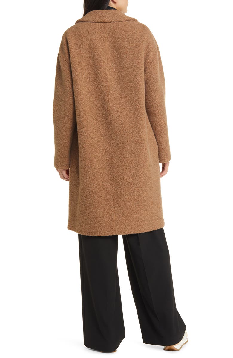 Harris Wharf London Double Breasted Wool Blend Teddy Coat, Alternate, color, 