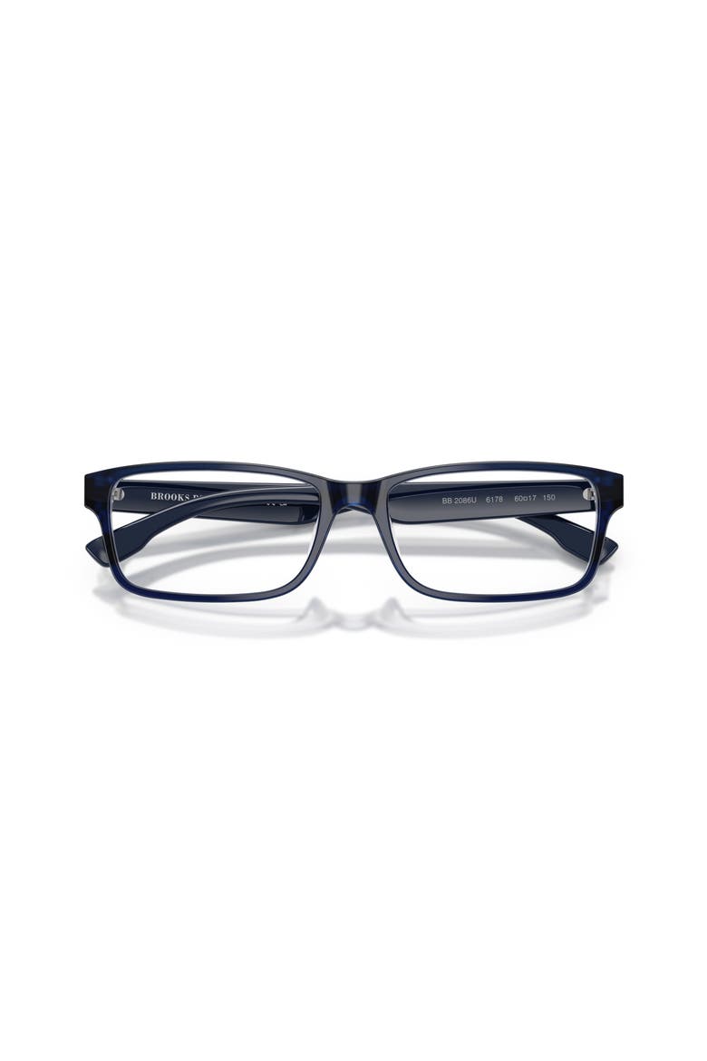 60mm Rectangle optical glasses, Alternate, color, Blue
