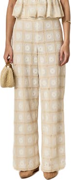 English Factory The Bria Crochet Pants