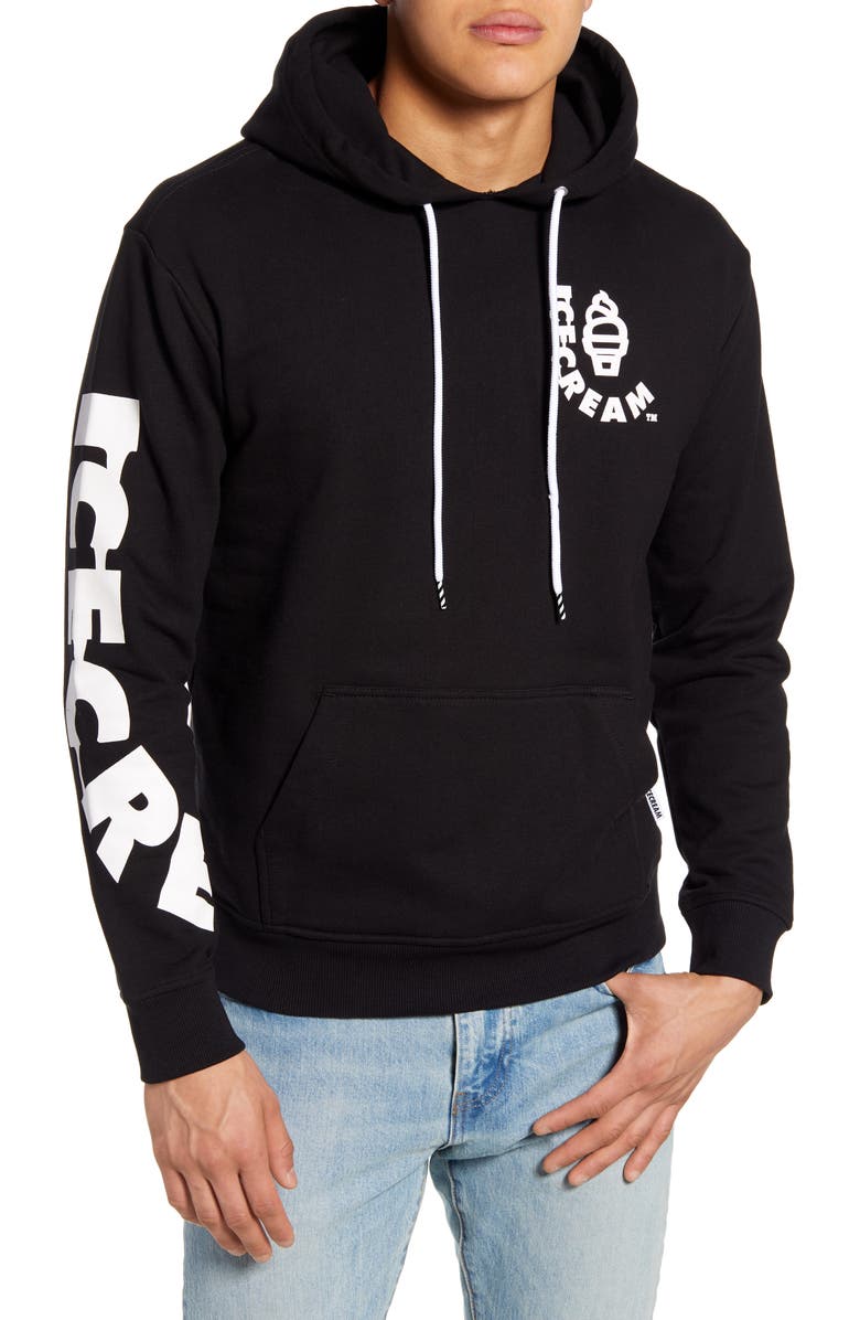 ICECREAM Logo Hooded Sweatshirt, Main, color, 