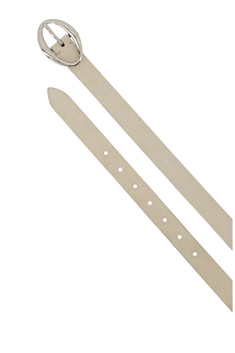 Isla Suede Belt, Alternate, color, DARK MILK