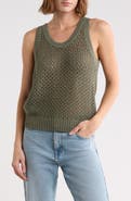 Vince Crochet Cotton Tank