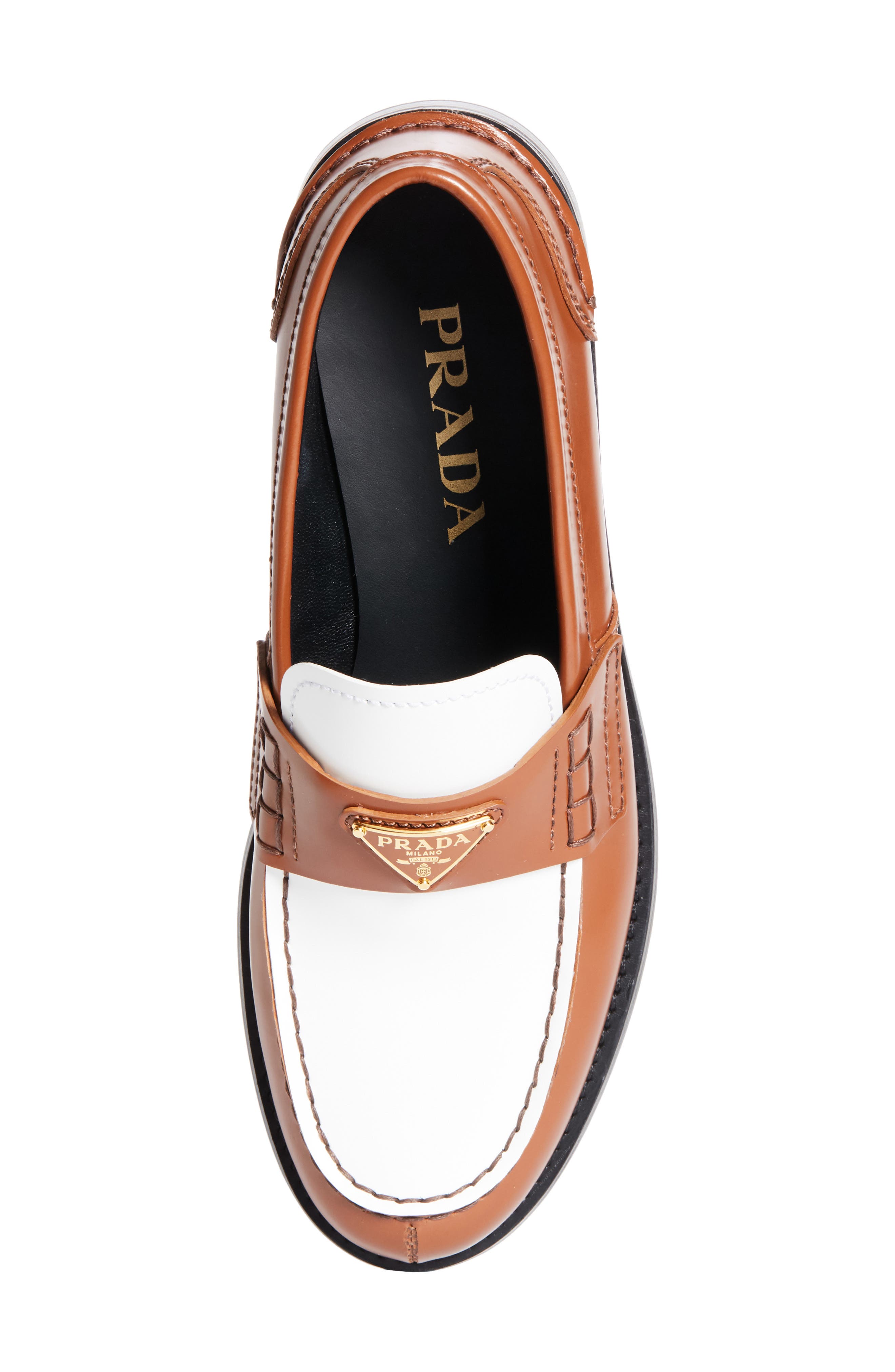 Prada Colorblock Loafer, Alternate, color, 