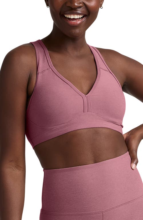 Beyond Yoga Lift Your Spirits Sports Bra In Pink