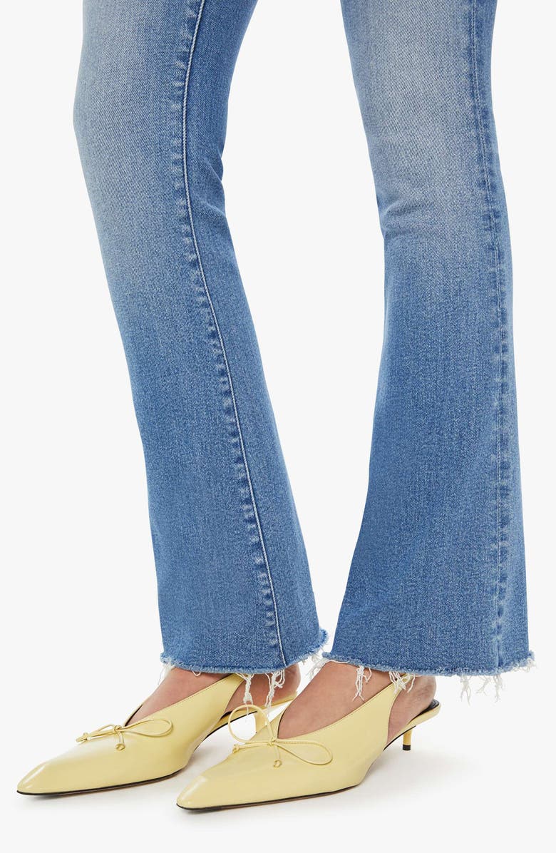 MOTHER The Weekend Fray Hem Bootcut Jeans, Alternate, color, Fan Favorite