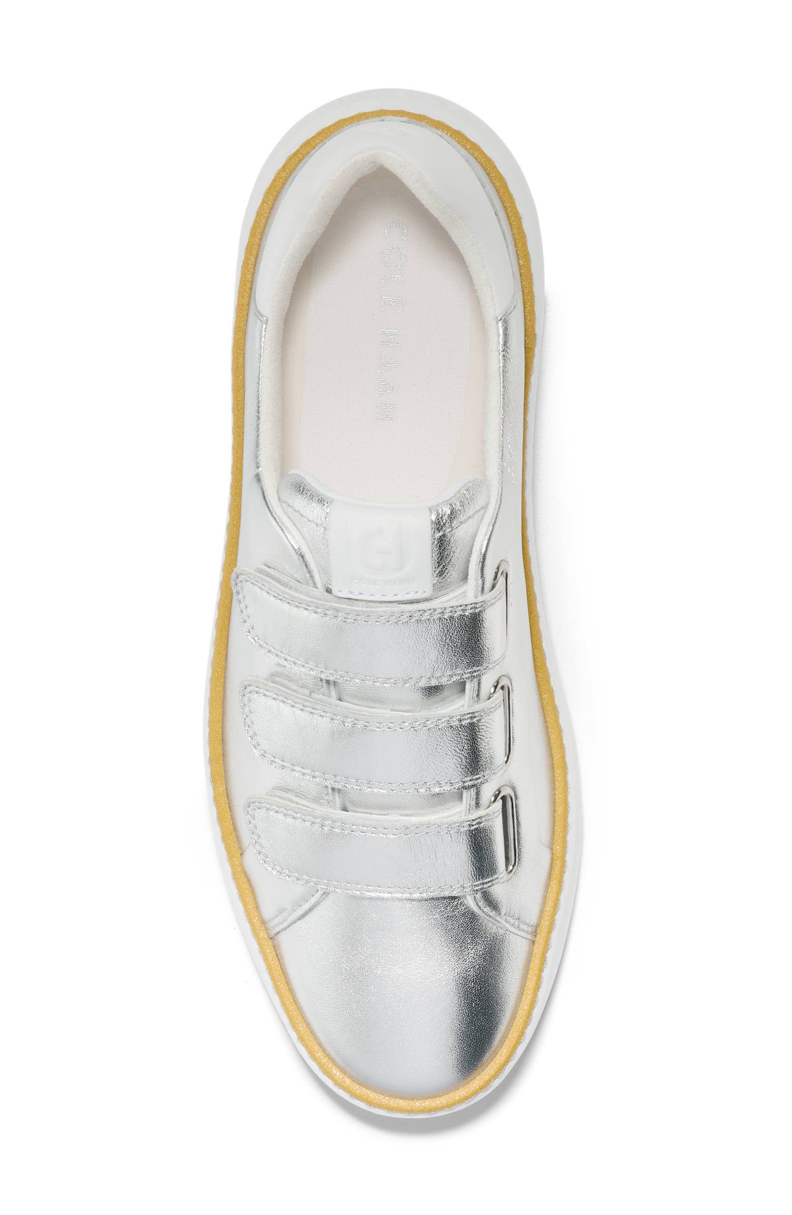 GrandPro Topspin Triple Strap Sneaker, Alternate, color, SILVER TALCA/ OPTIC WHITE