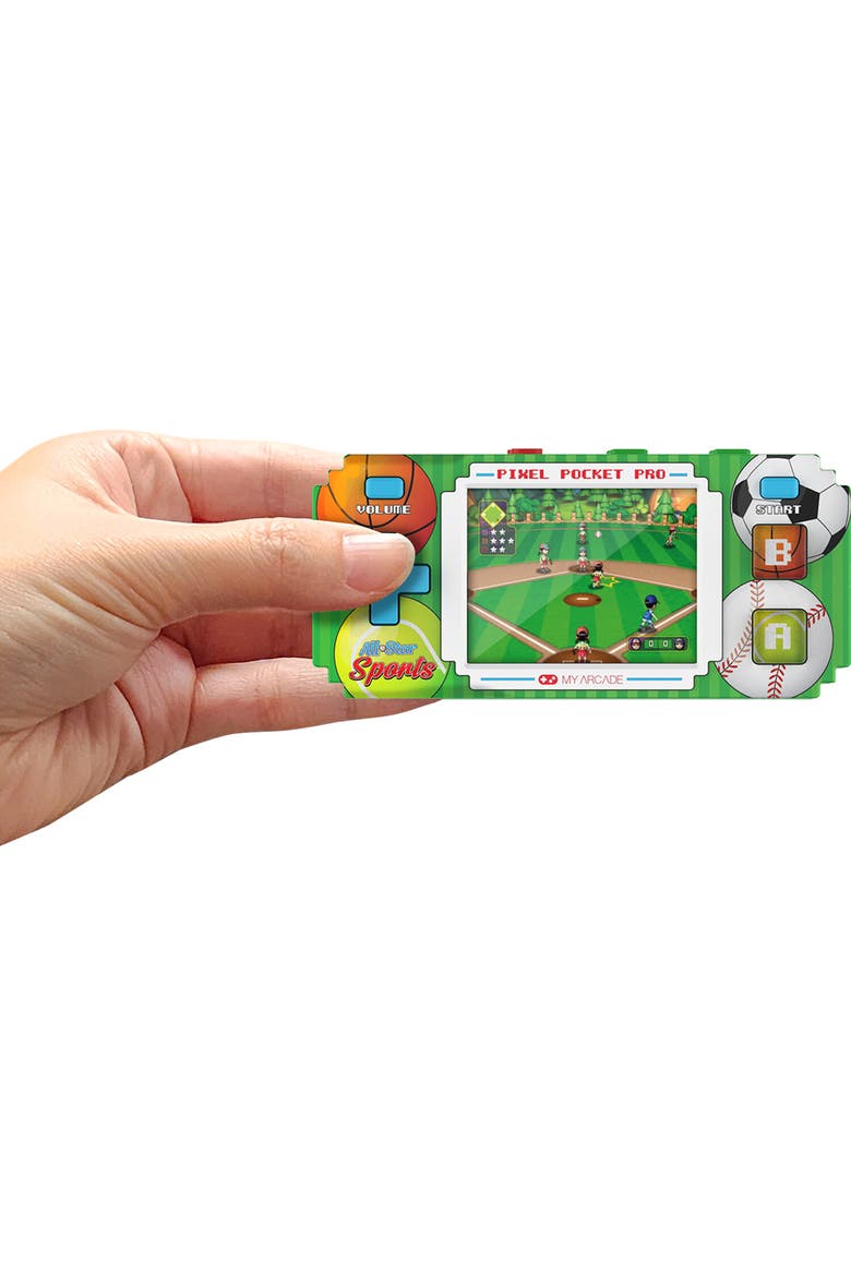 Myarcade Dgun3944 Allstar Sports Pixel Pocket Pro, Alternate, color, Multicolor