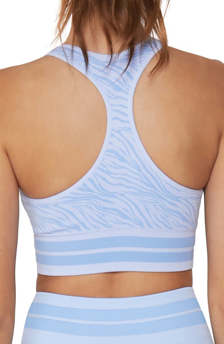 Spiritual Gangster High Neck Racerback Sports Bra, Alternate, color,