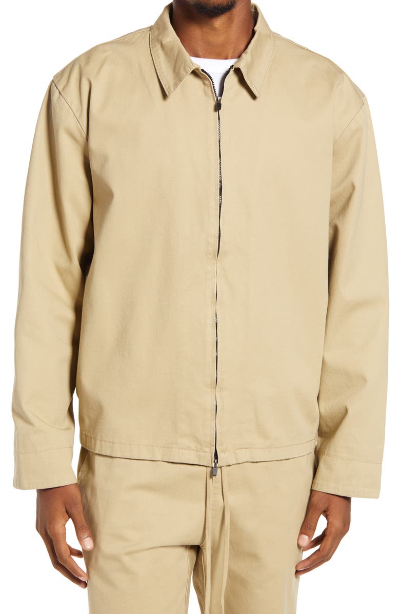 Fear of God Essentials Twill Jacket, Alternate, color,