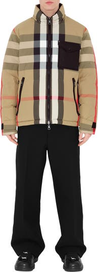 Reversible Check Puffer Jacket