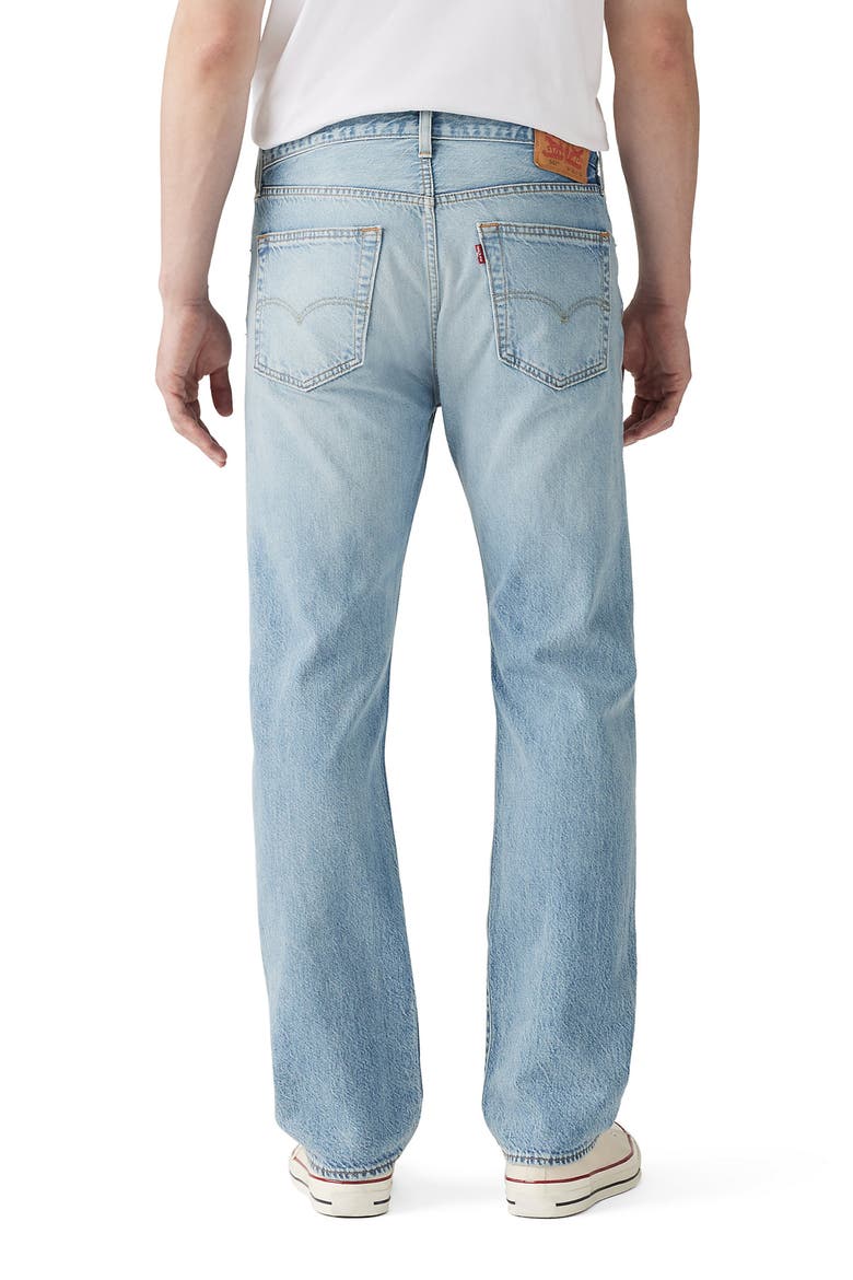 501® Original Straight Leg Jeans, Alternate, color, STAY ZEN LTWT