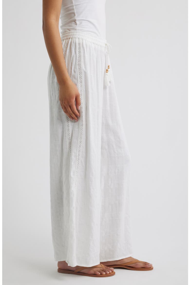 Catalina Islands Wide Leg Pants, Alternate, color, OPTICAL WHITE