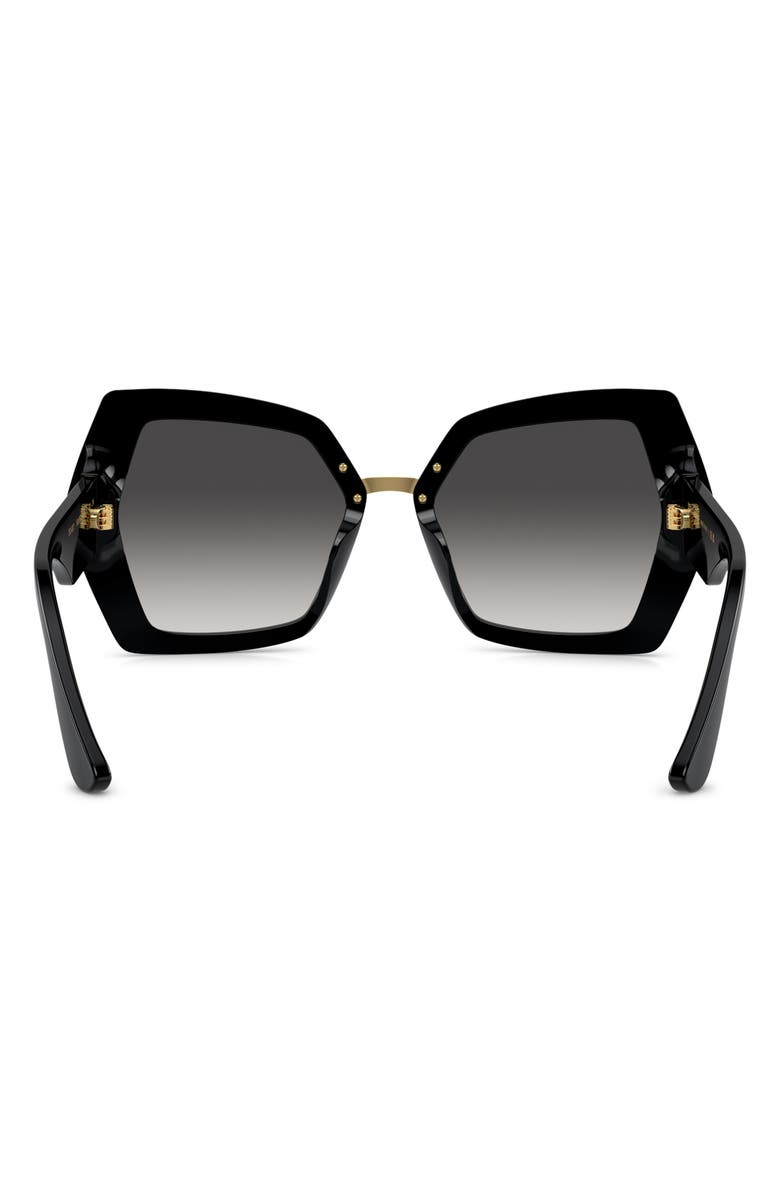 Dolce&Gabbana 54mm Gradient Butterfly Sunglasses, Alternate, color, 