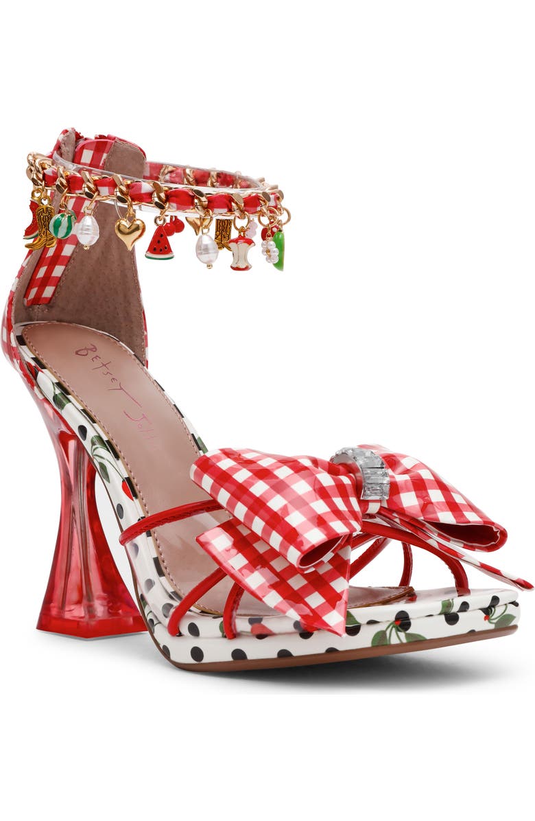 Betsey Johnson Margret Ankle Strap Sandal, Main, color,