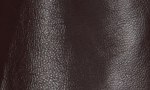 Hudson Vegan Leather Sherpa Jacket In Brown