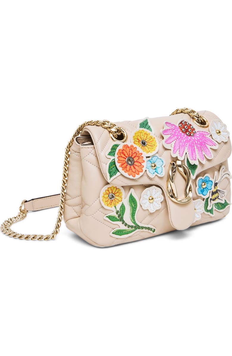 AIMEE Unity Novelty Box Convertible Leather Shoulder Bag, Alternate, color, Floral Collage