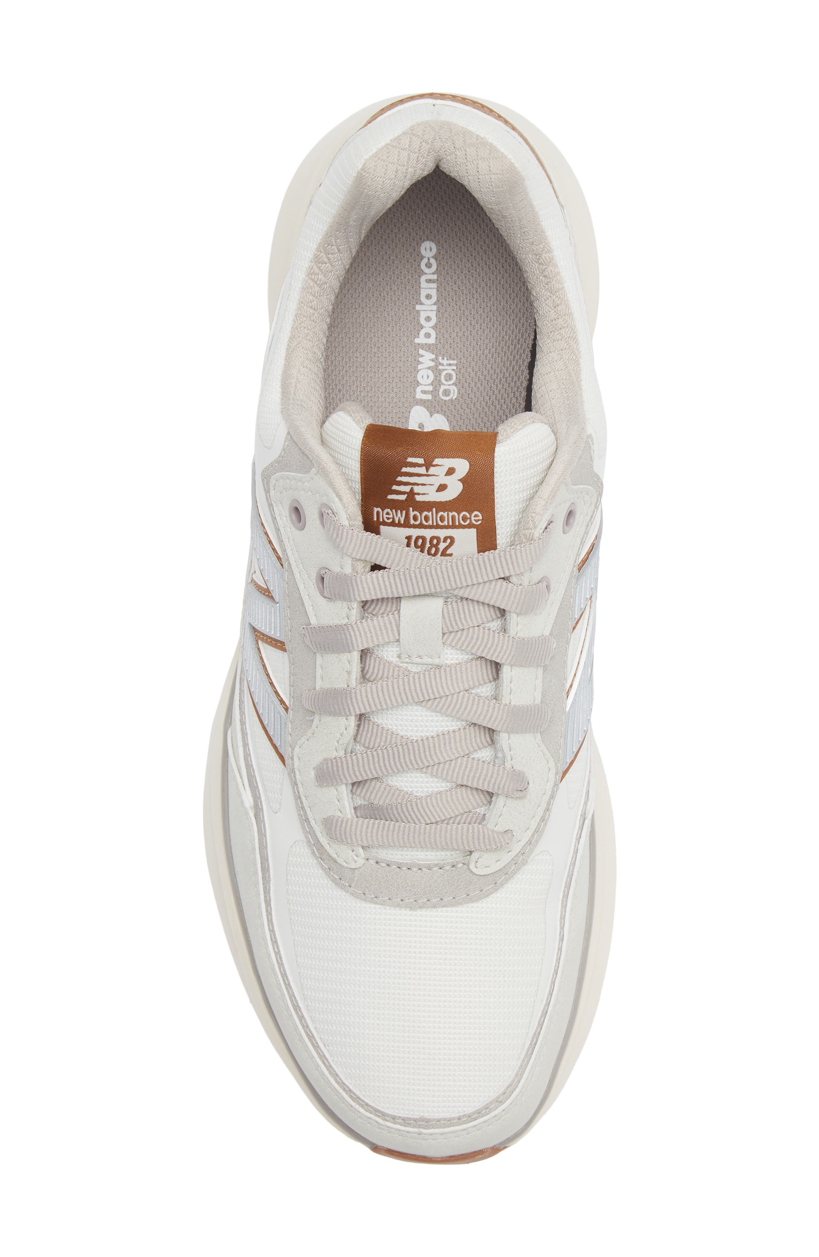 New Balance 1982 Waterproof Golf Shoe, Alternate, color, Sand