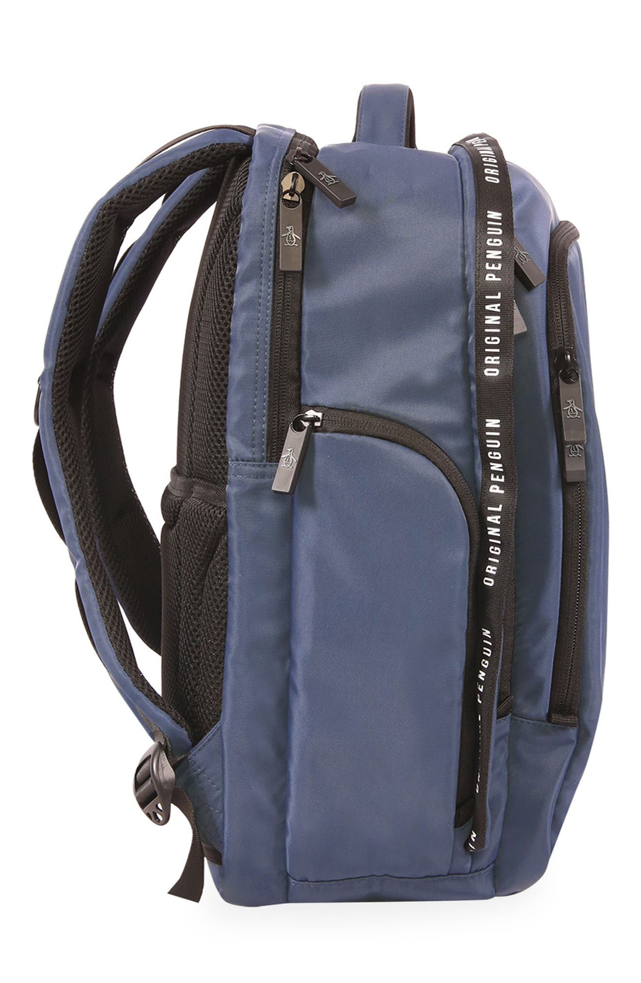 Original Penguin Soft Nylon Backpack, Alternate, color, Bluewing Teal