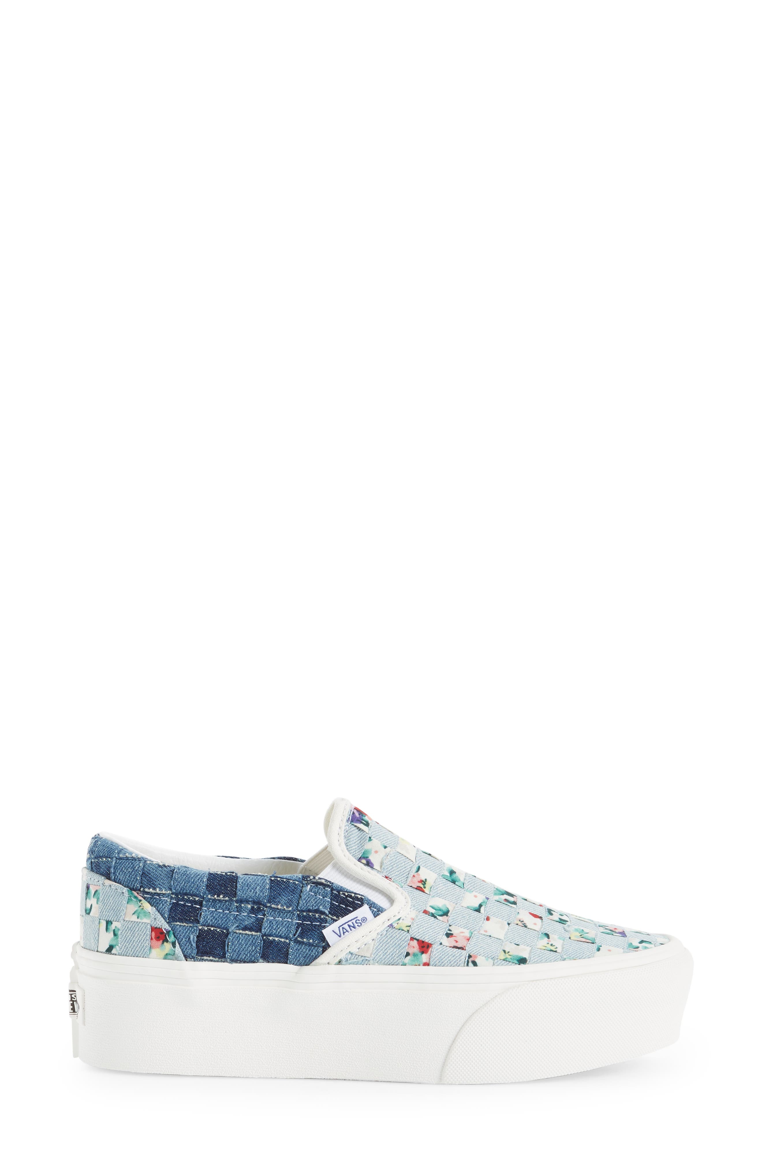 Vans Classic Slip-On Platform Sneaker, Alternate, color, 