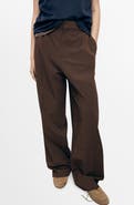 MANGO Pleated Wide Leg Pants