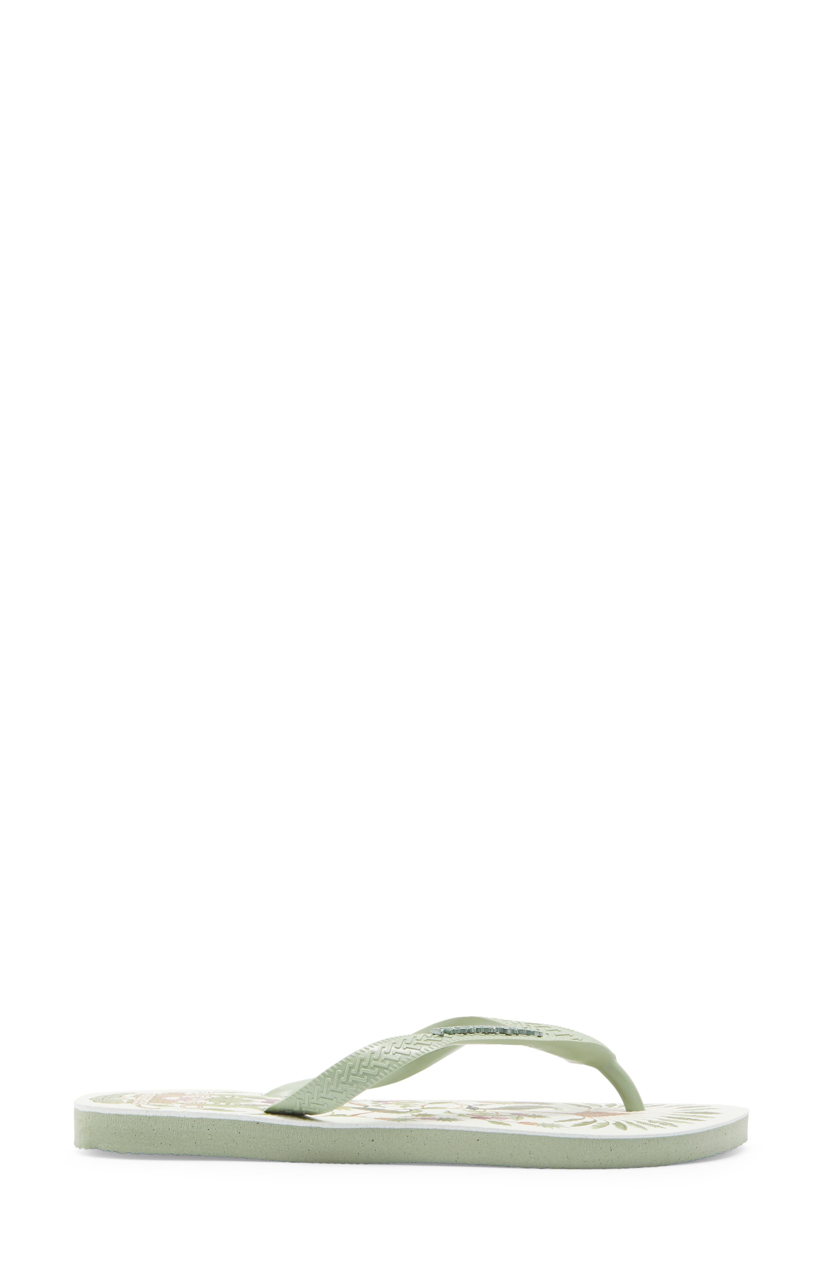 Havaianas Farm Sweet Forest Flip Flop, Alternate, color, Smoke Green