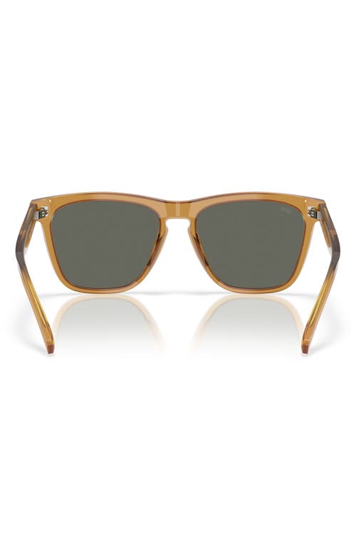 Costa Del Mar Ulu 56mm Polarized Square Sunglasses In Gold
