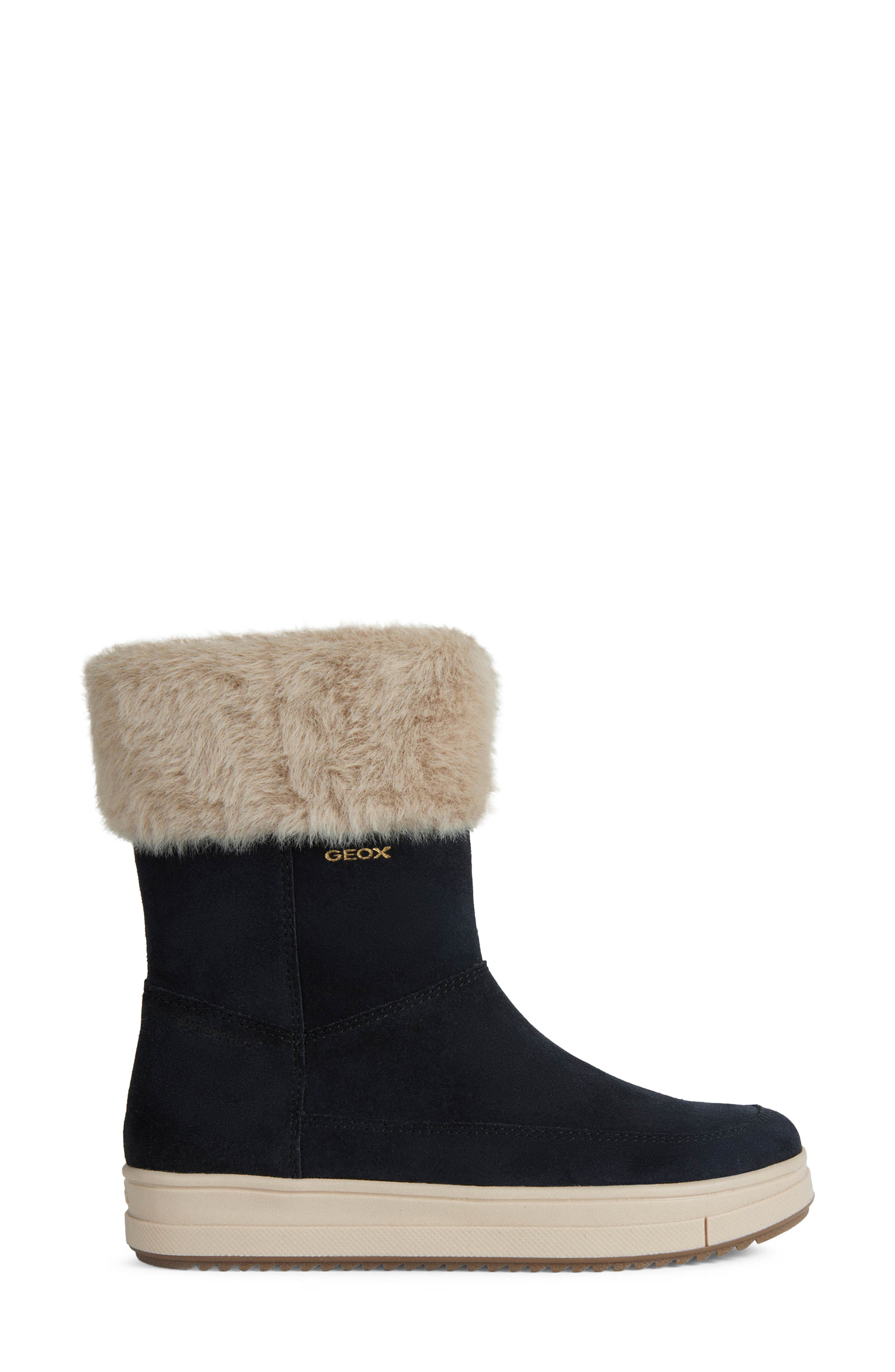 Geox Rebecca Waterproof Boot, Alternate, color, Dk Navy