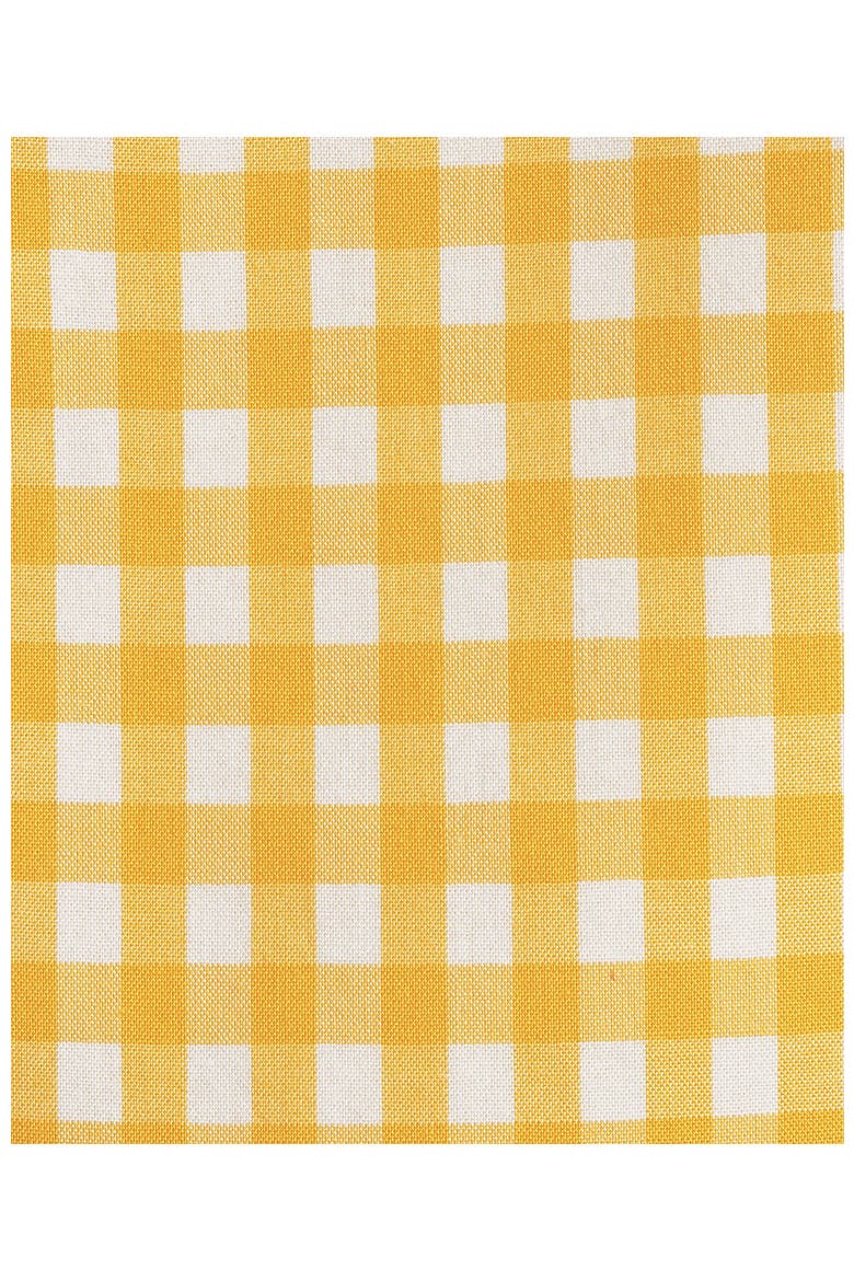 Short Sleeve Essential Lightweight Poplin, Alternate, color, Goldenrod Gingham