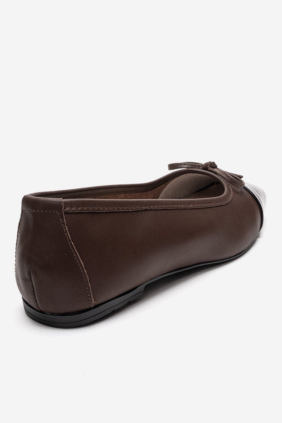Rony Leather Ballet Flat, Alternate, color, Brown Patent