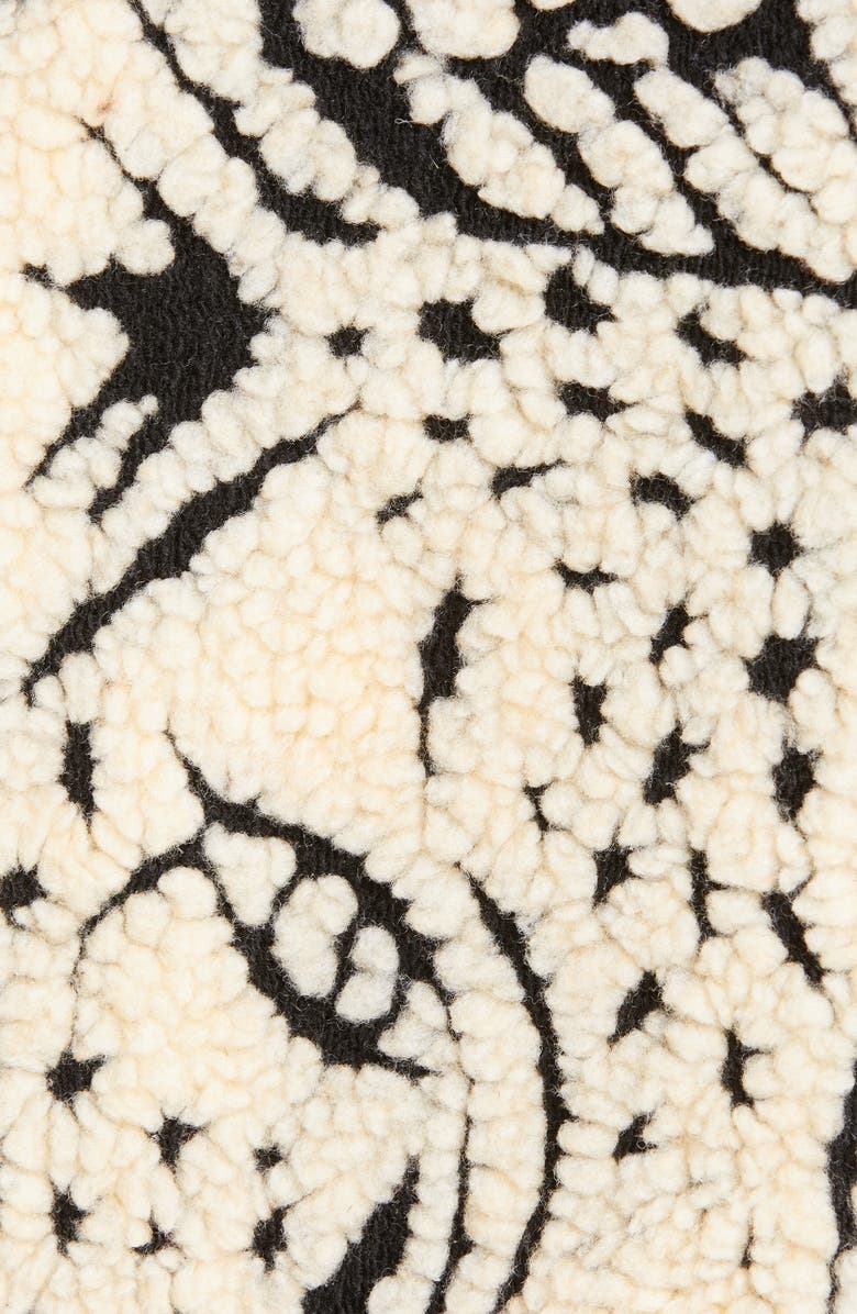 FARM Rio Midnight Leopard Fleece Jacket, Alternate, color, 