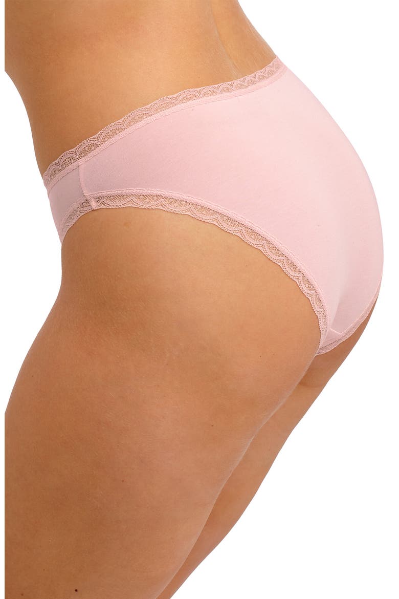 Flirt Lace Trim Briefs, Alternate, color, PINK FROST