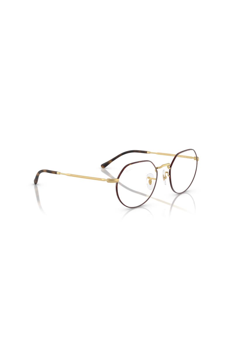 49mm Irregular optical glasses, Alternate, color, Tortoise Light
