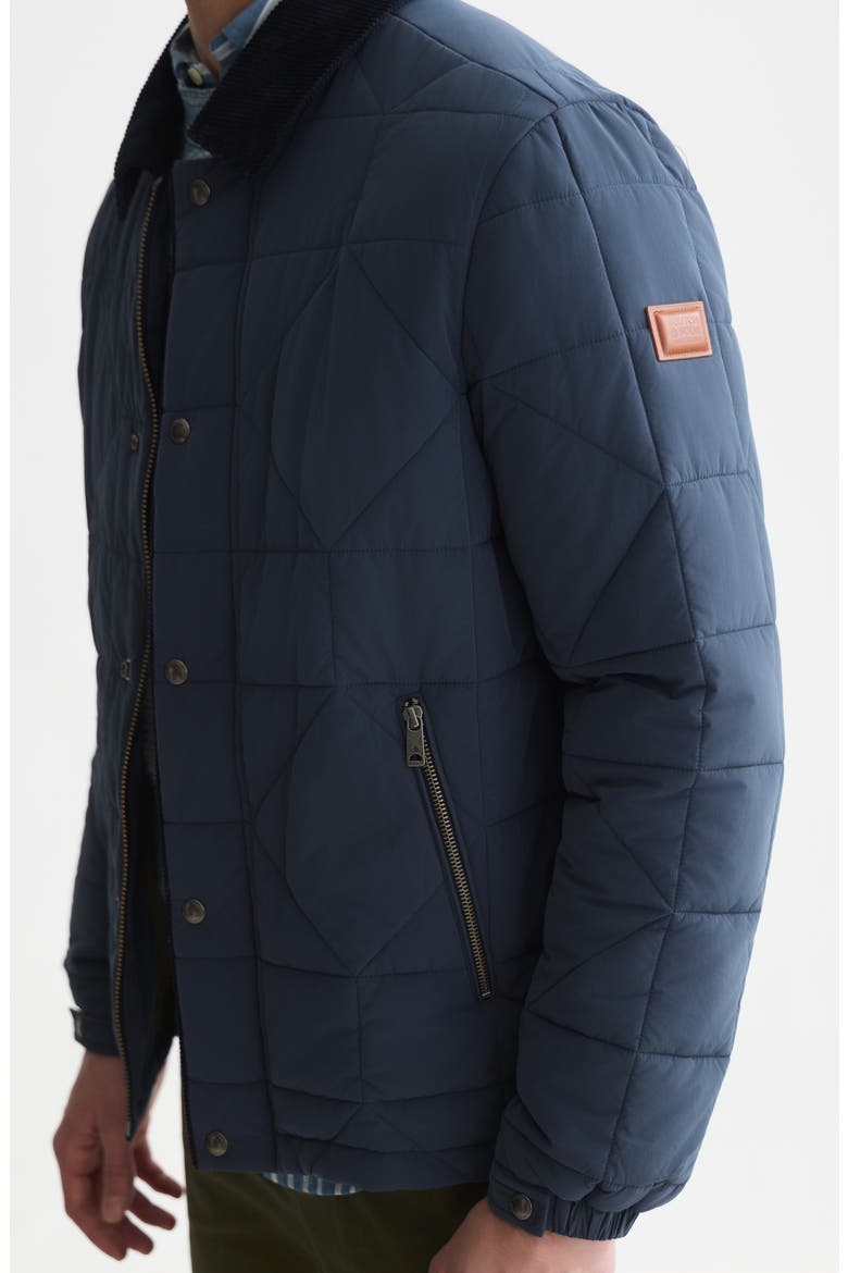 Quilted Geo Jacket, Alternate, color, SKY CAPTAIN
