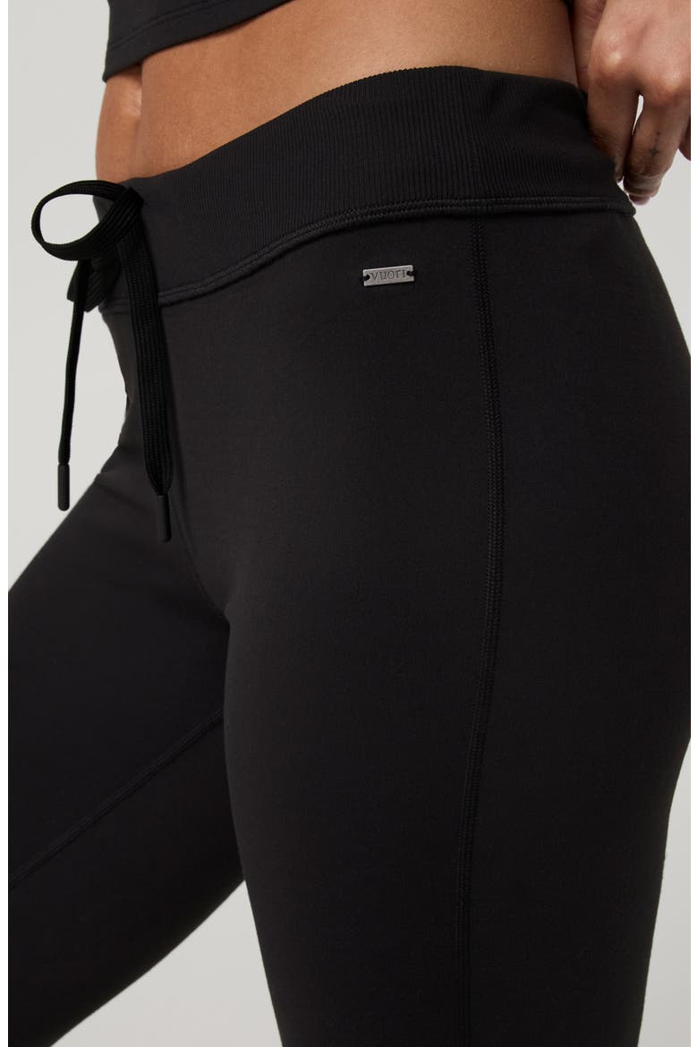 Halo Low Rise Performance Crop Pants, Alternate, color, SOLID BLACK