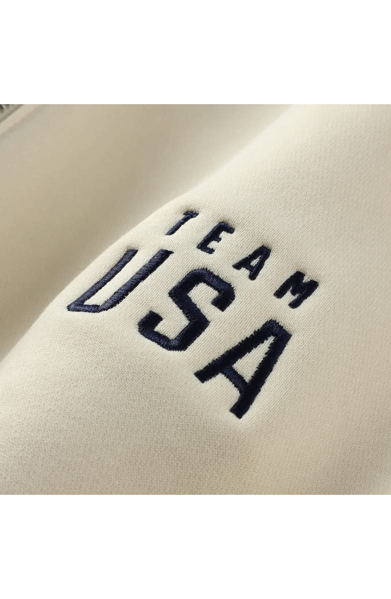 Nike Women's Nike Cream Team USA Phoenix Fleece Half-Zip Sweatshirt, Alternate, color,