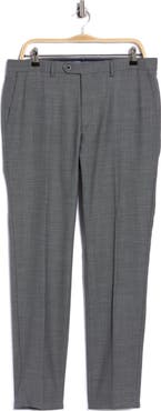 Original Penguin Charcoal Grey Birdseye Stretch Suit Pants