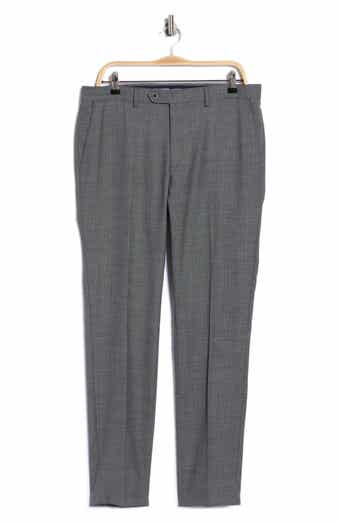Charcoal Grey Birdseye Stretch Suit Pants