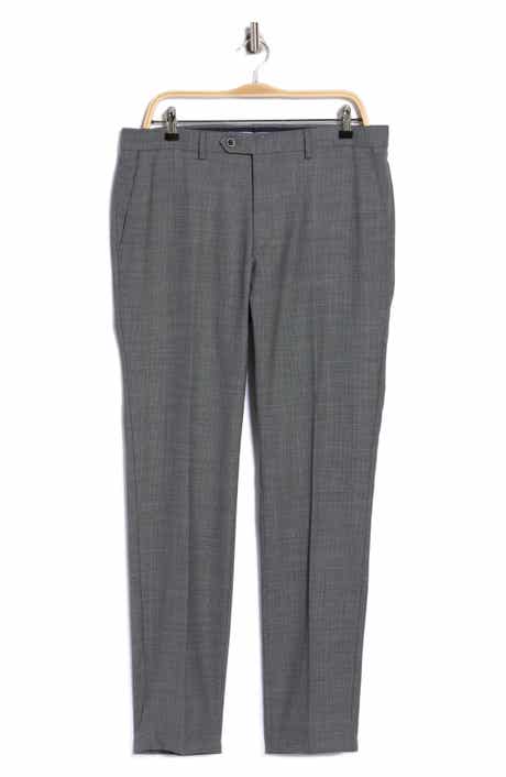 Charcoal Grey Birdseye Stretch Suit Pants