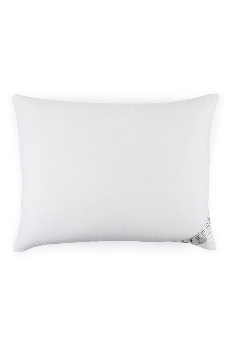 Somerset Polish White Goose Down Medium Pillow, Main, color, WHITE