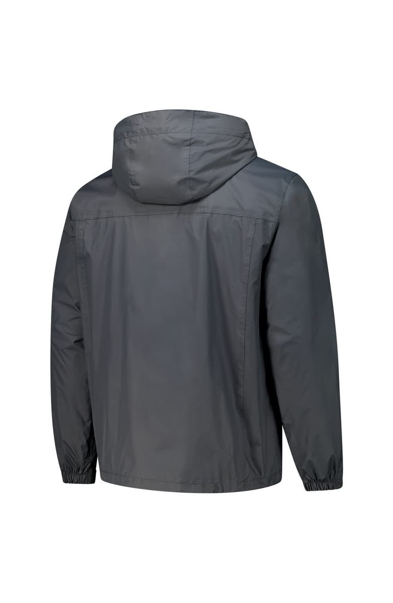 DUNBROOKE Men's Dunbrooke Graphite Buffalo Bills Tropic Waterproof Packable Full-Zip Hoodie Jacket, Alternate, color, Graphite