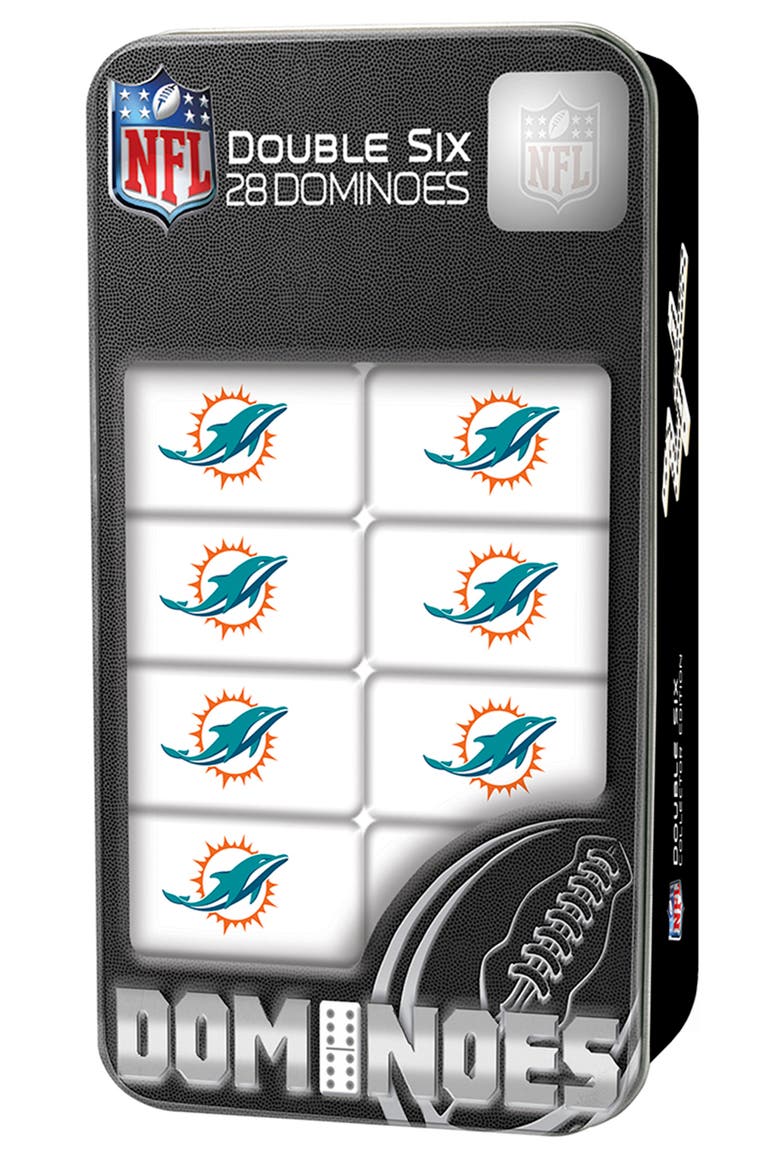 Miami Dolphins Dominoes, Main, color, Multicolor