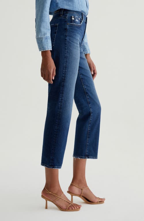 Ag Brinley Mid Rise Straight Crop Jeans In 7 Years La Jolla